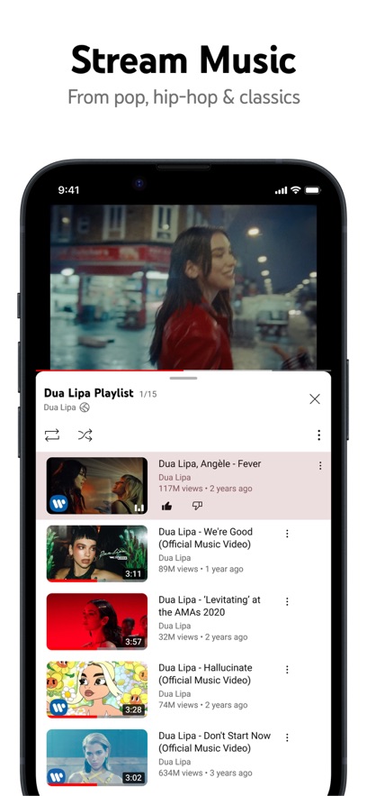 YouTube 订阅列表